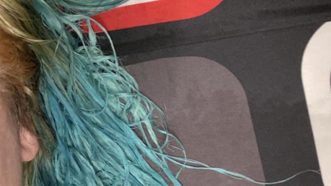 How to cover blue hair dye?