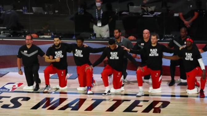 What do you think about the Raptors boycotting game 1 vs the Celtics due to the police shooting in Wisconsin?