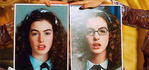 Before and afters... Thoughts? #ThePrincessDiaries