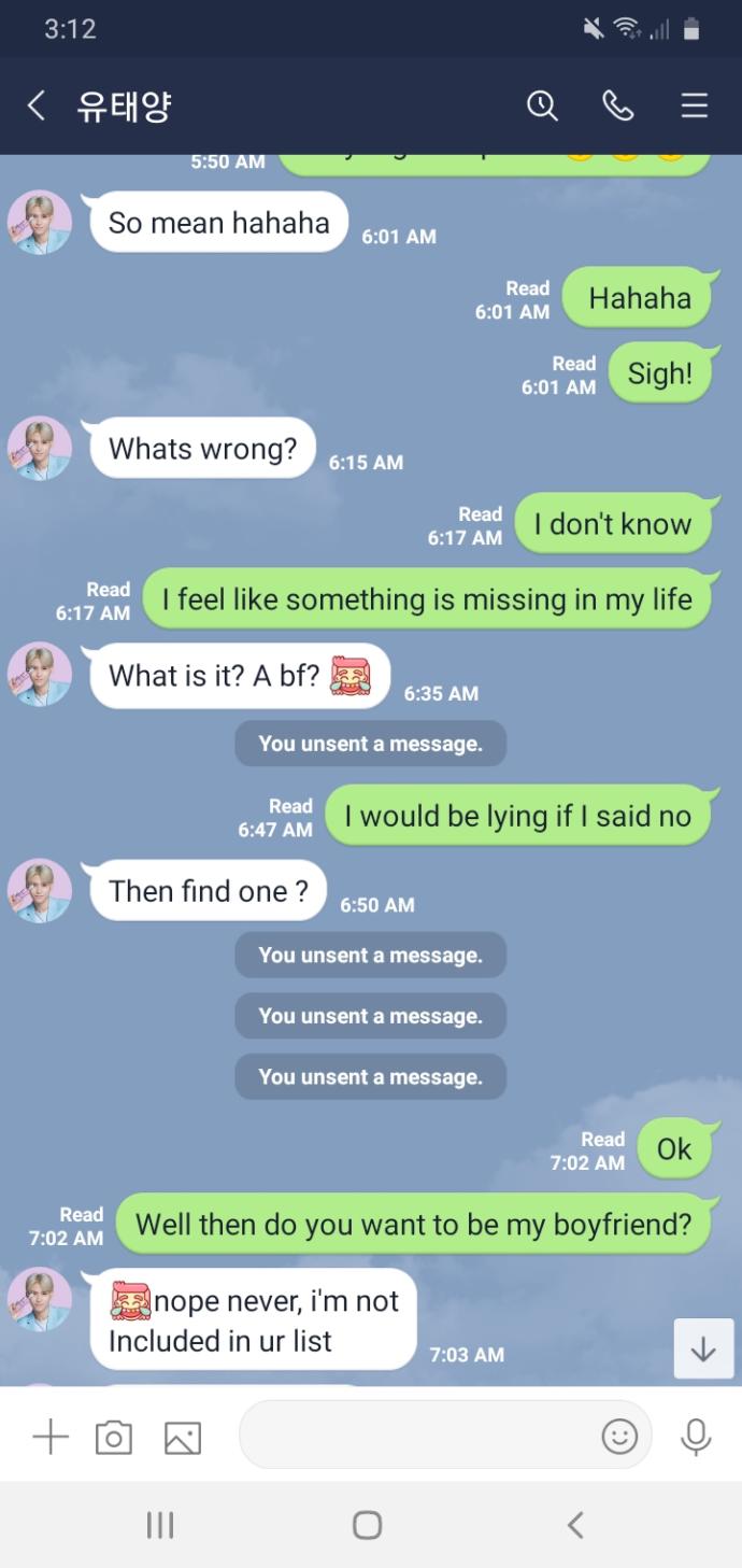 Does his rejection show that he really doesnt like me that way or is he too shy to tell me?