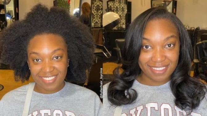 Is it a sign of self hatred if a black woman relaxes her hair?
