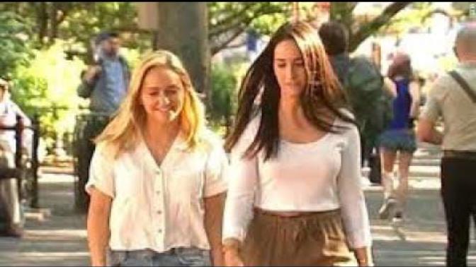 What you think about this religious nut getting triggered that two women were kissing each other?