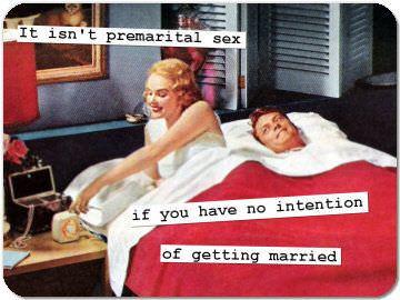 Religious G@ggers: whats your position on premarital sex and have you engaged in it despite it being a sin in your religion?