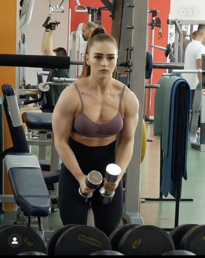 How much do weight do you think this Hulk of a woman can deadlift?