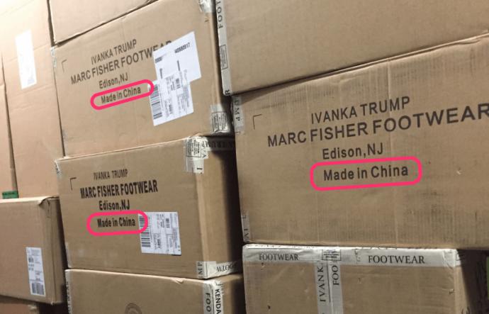 Why are all of Trumps hats and merchandise made in China, not in America?