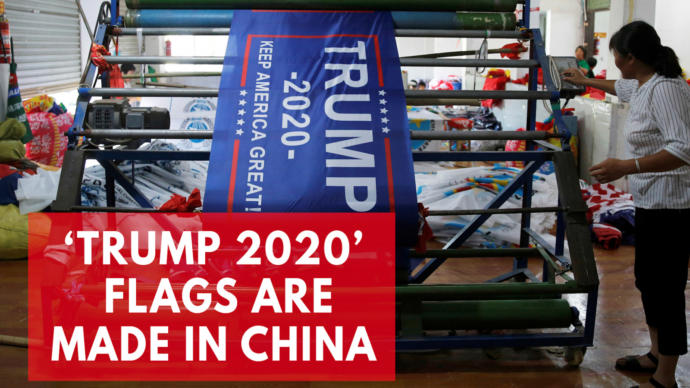 Why are all of Trumps hats and merchandise made in China, not in America?