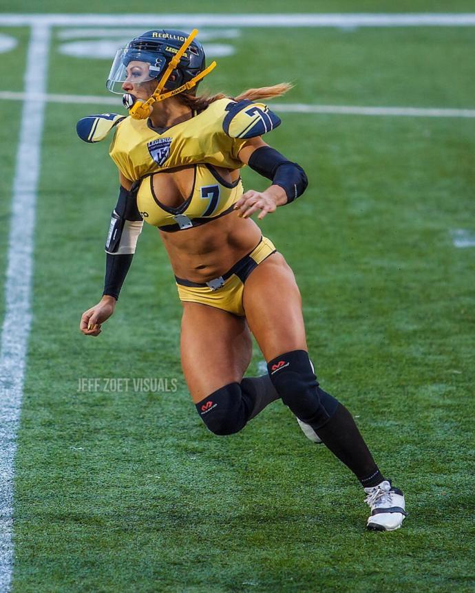 Ginger Kutschbach from the LFL taken by Jeff Zoet