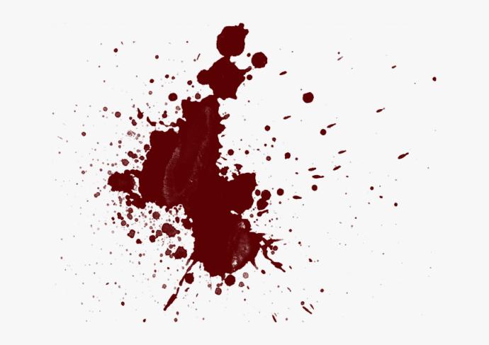 Not real blood, for illustration only