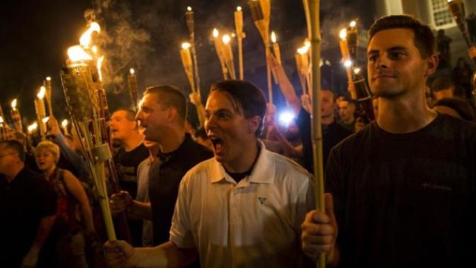 Far Right Supporters and genuflecters to the God that you made, you call BLM and ANTIFA "angry mobs" but the photos below aren't?