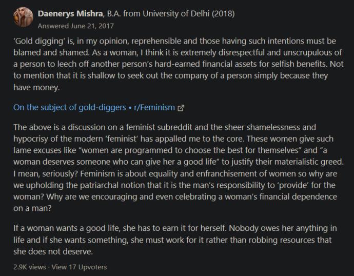 Question for women, who are the opposite of gold diggers?
