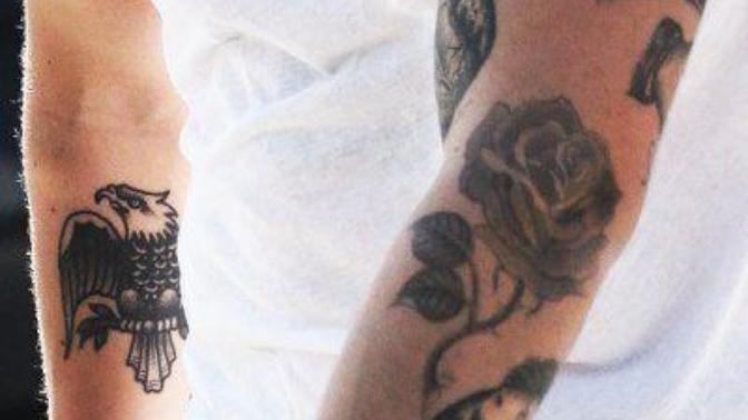 Girls, Do you like many small sleeve tattoos on a man or full sleeve with no space in between, First or Second pic?