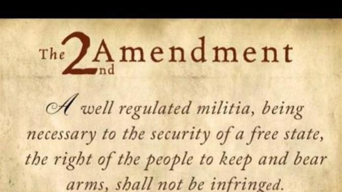 Is he calling for a WELL ARMED MILITIA or REGULATED MILITIA?