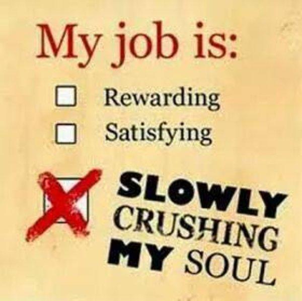 What is the worst thing about your job?