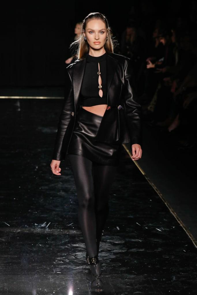 Which modern leather outfit looks the most interesting?