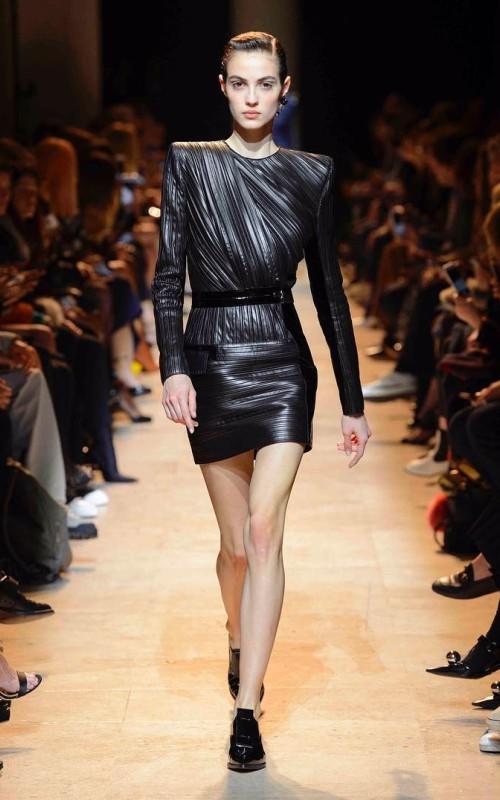 Which modern leather outfit looks the most interesting?