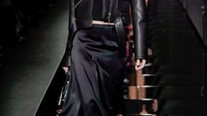 Which modern leather outfit looks the most interesting?