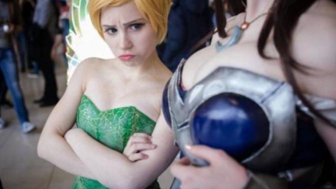 Do girls generally tend to become envious or jealous when they're around other girls with bigger breasts than they have?