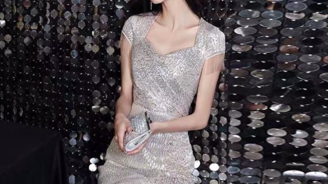 Which dress is suitable for a wedding reception?