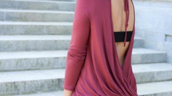 Are bra straps or backs showing in outfits trendy or tacky?