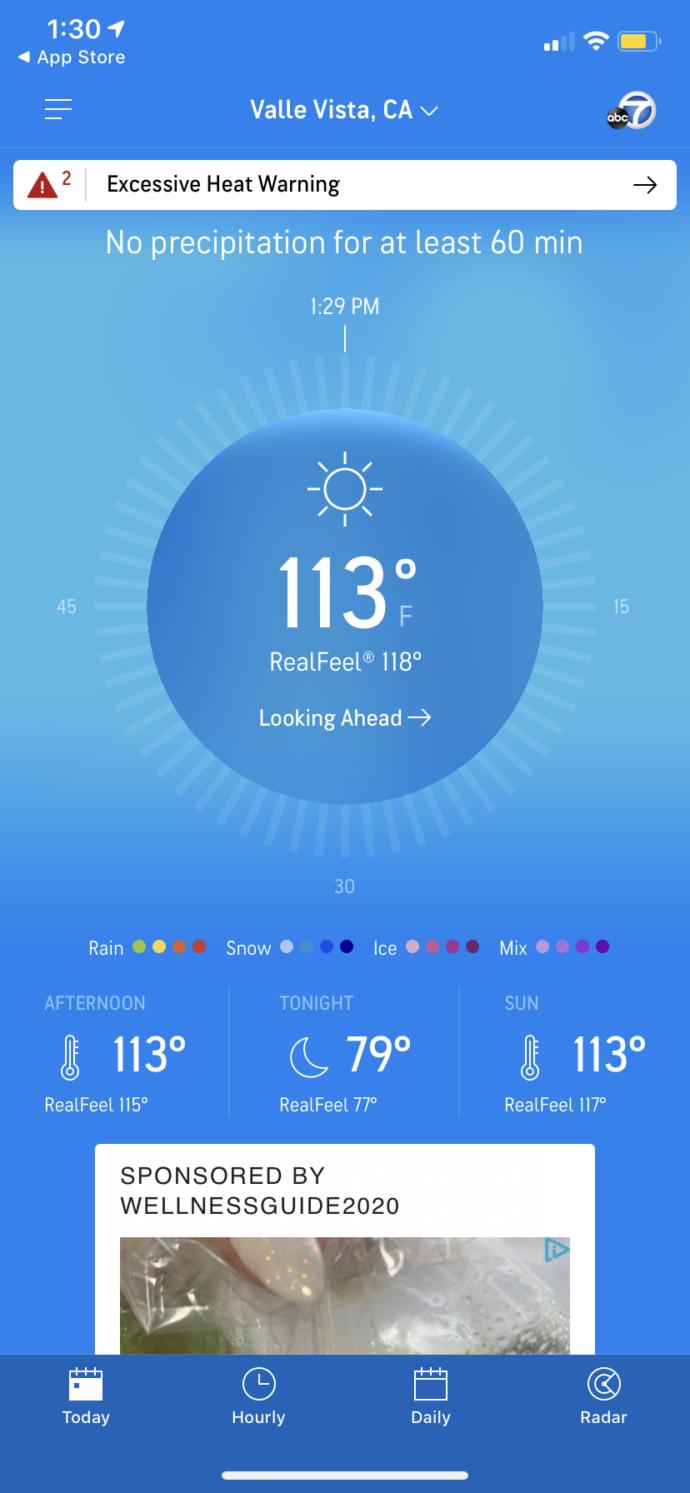 I’m back with another weather question. How’s the weather where you’re at?
