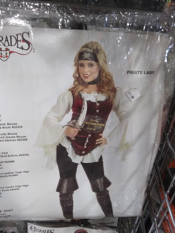 Which female costume from charades looks the most interesting?