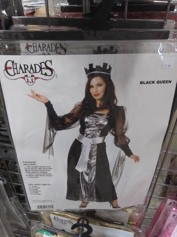 Which female costume from charades looks the most interesting?