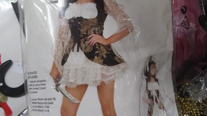 Which female costume from charades looks the most interesting?