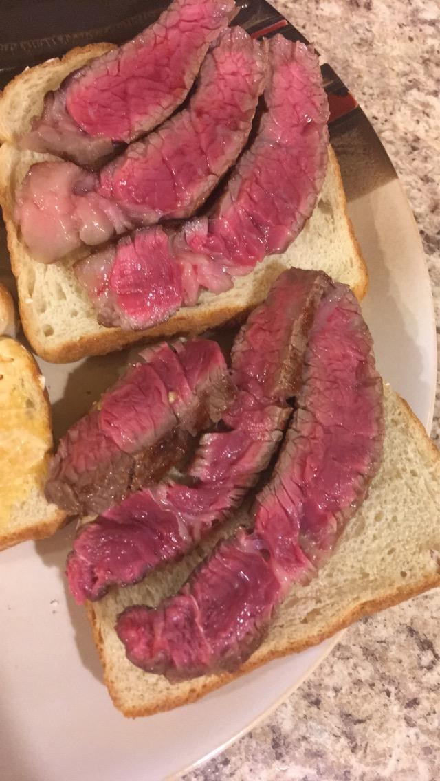 What do you think about this rib eye sandwich?