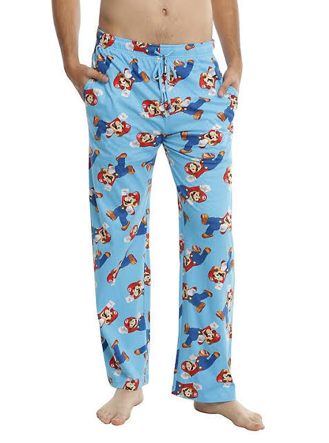 Guys who wear pajamas, do you have any with fun prints on them?