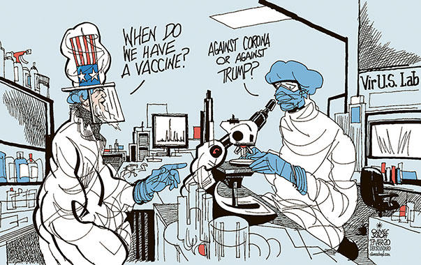 Is is great since Trump lied about vaccine ready before election that 9 top vaccine companies said they wont present any vaccine to FDA until ready?