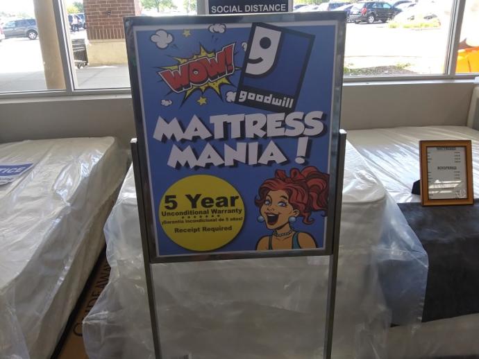 What do you think of Goodwill selling mattresses?