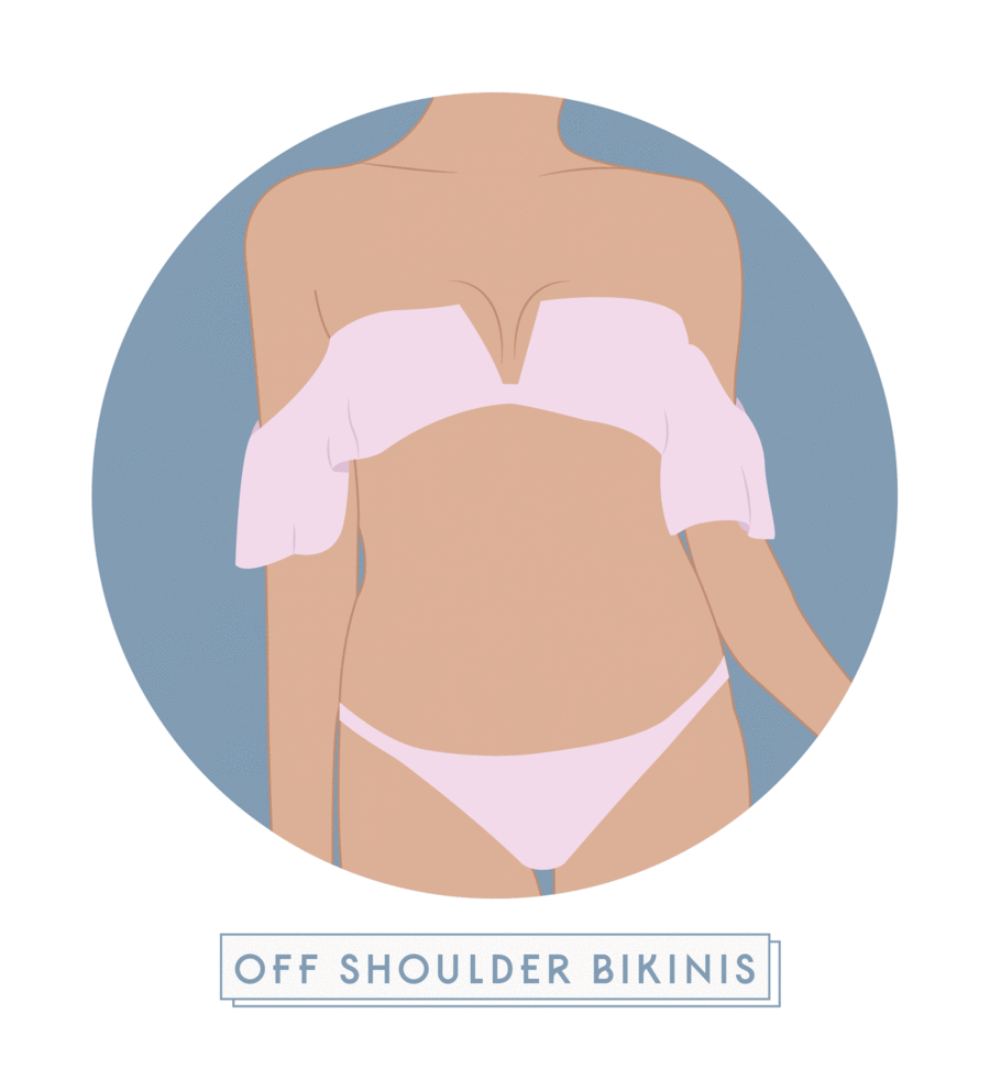 Off The Shoulder Bikinis 👙
