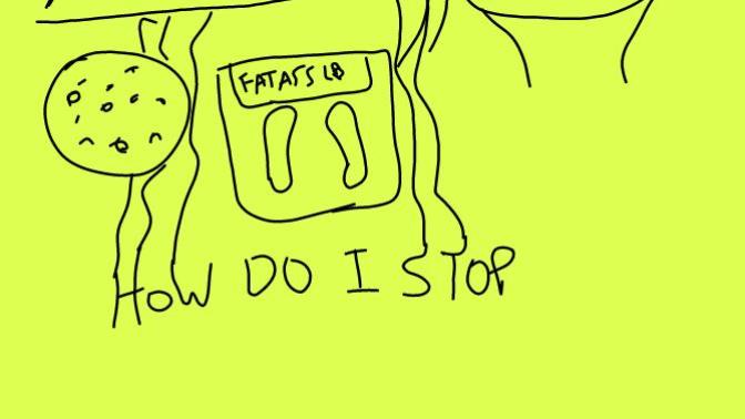 What do you think of my eating disorder art?