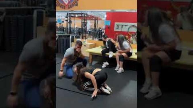 Girls, how would you feel if you accidentally slip out a fart onto a man's face at the gym?