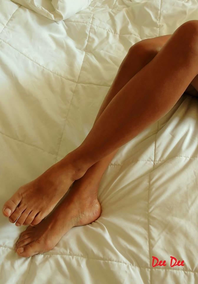 What color nail polish do you have on your feet?