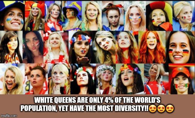 Why are White Women held up as the standard of beauty by society?