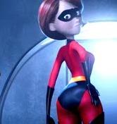 Elastigirl and her booty. 