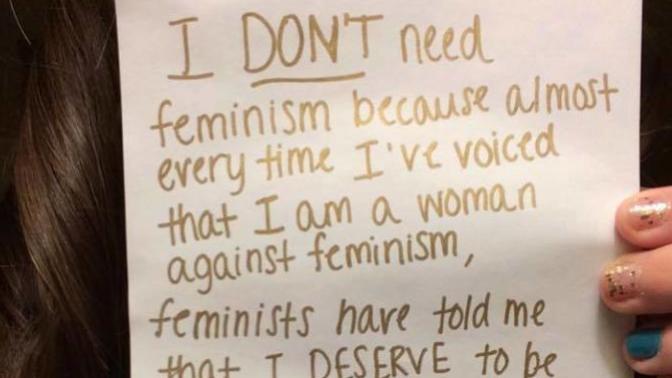 Why would a female family friend who is a feminist, say this to my wife?