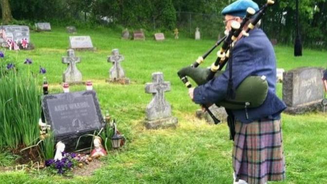 Does your family use bagpipes at funerals (for people who were NOT police, military, firefighters, etc)?