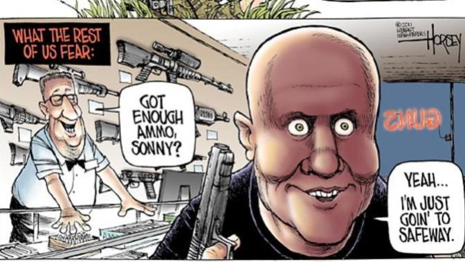 Are the Americans who obsess over guns-- because they aren't smart enough to use their brains, and aren't brave enough to use their fists-- pussies?