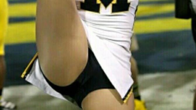 Girls, If I forget my cheerleading spankies, would just my black underwear be okay?
