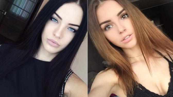 Which word is used in English to indicate a black haired girl?