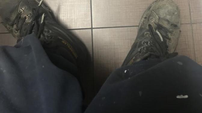 As you tell from my boots, I am a hard working man. Why is it that people have to vomit out rude comments while I am putting in that doodie work?