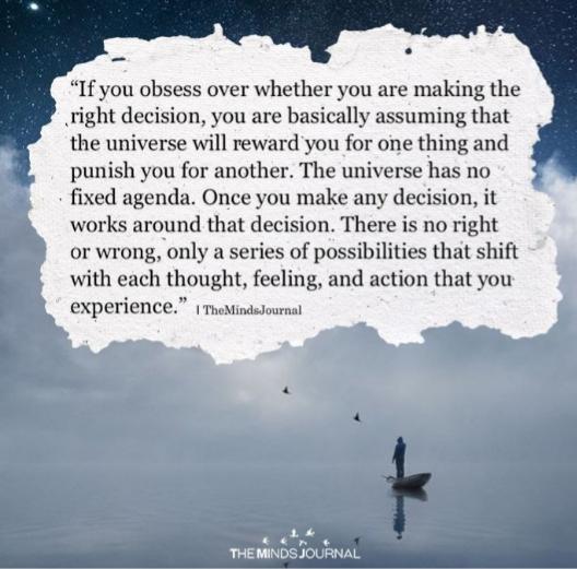 What If Anything Do You Over Obsess Or Over Stress About?