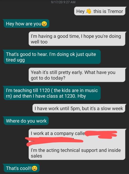Got a phone number, and got ghosted in 2 hours! Whats good?