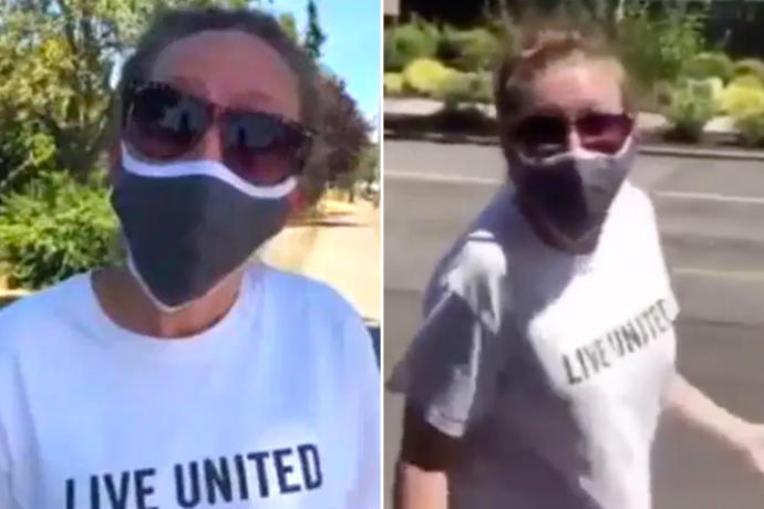 Is the mask with sunglasses a Karen look?