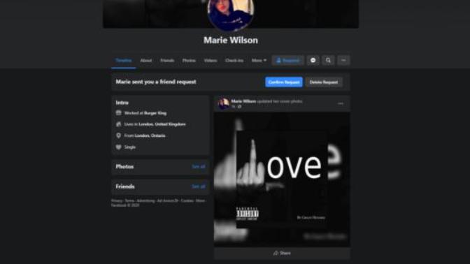 Does this Facebook account mean anything guys do you get this often? Salty girls?