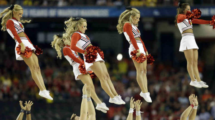 Do you have Cheerleaders at your schools and professional sporting events?