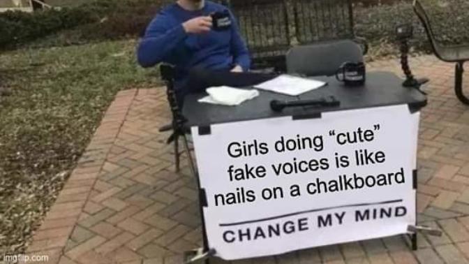 Is a high pitch womans voice a turn off?