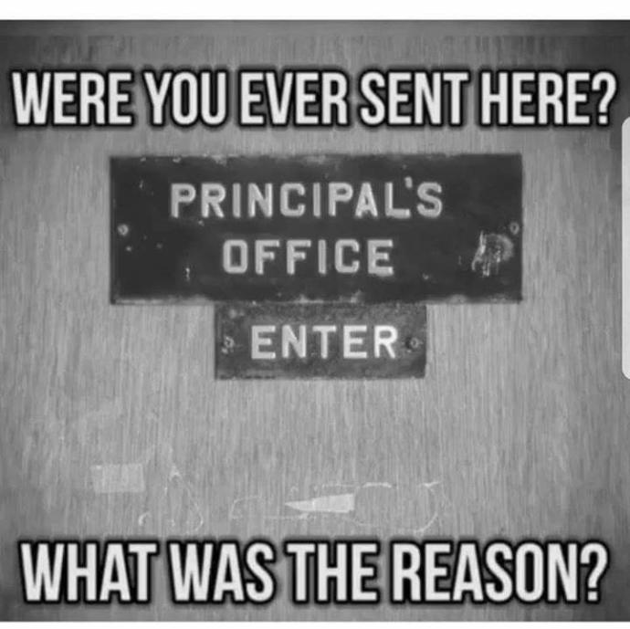 Were you ever sent here?